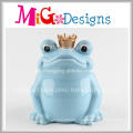 Concise Frog Design Hand-Make Ceramic Coin Box